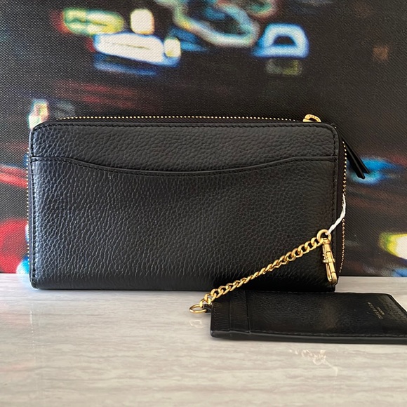 Tory Burch Women's Britten Zip Continental Wallet (Black) - Picture 2 of 9